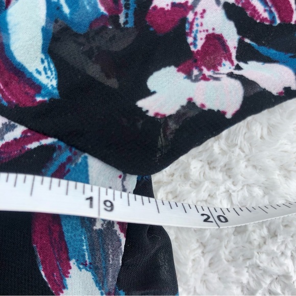 Time and Tru Dress Womens Floral Long Sleeve Sz. Small - Picture 3 of 9